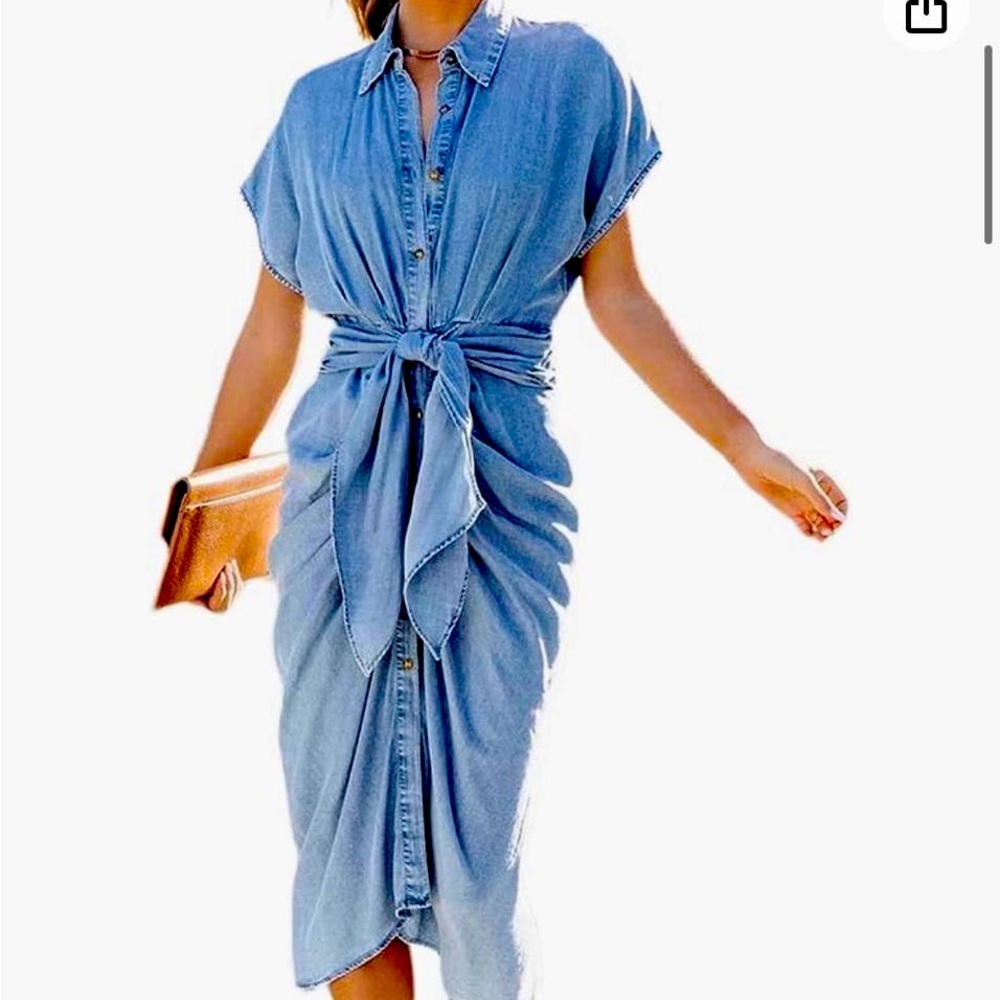 Button down dress